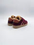 Clic! Sneaker leopard bordeaux gevoerd